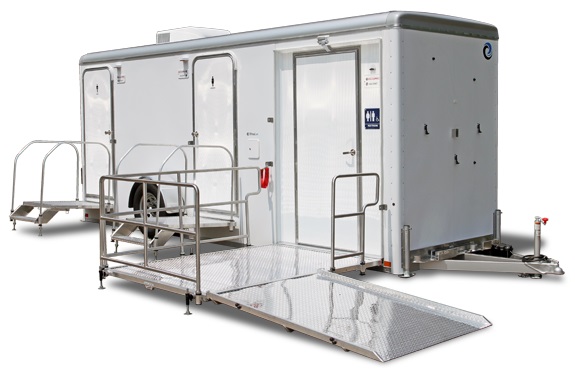 ADA Handicapped, Wheelchair Accessible Bathroom Trailer Rentals in Delaware Valley