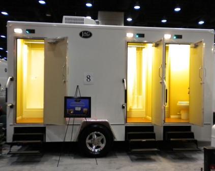 Mobile Shower Trailer Rental With Men's & Women's Private Shower Rooms & Changing Rooms in Pennsylvania