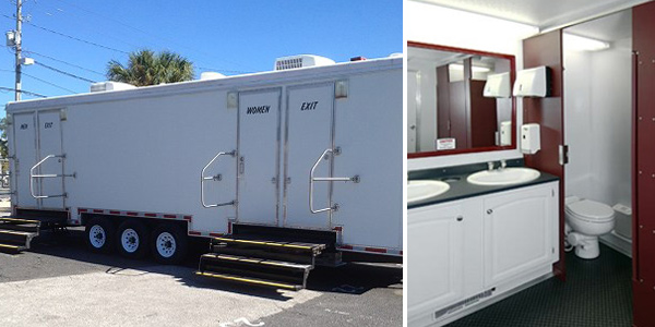 Bathroom Trailer Rentals For Concerts, Fairs, Festivals and Large Outdoor Events in Pennsylvania